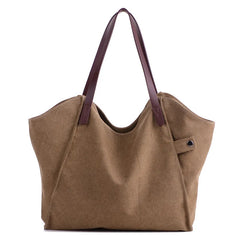 Women Canvas Handbags Large Capacity Tote Bag Shoulder Satchels