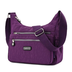 Waterproof Nylon Shoulder Bag Large Capacity Mom Handbags Tote Crossbody Pack