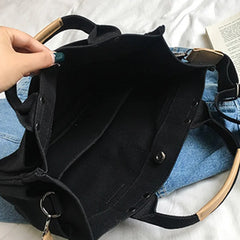 Women Canvas Shoulder Bag Casual Crossbody