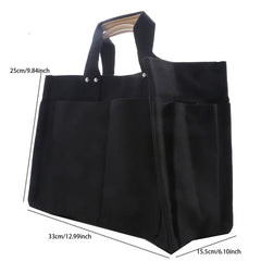 Large Capacity Canvas Tote Bag for Women, Crossbody Schoolbags