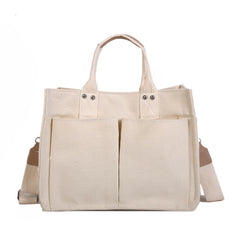 Large Capacity Canvas Tote Bag for Women, Crossbody Schoolbags