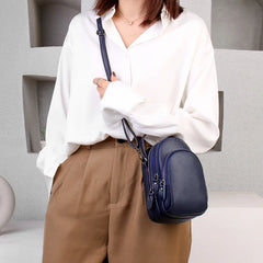 Casual Phone Bag Real Cowhide Messenger Bag Small Shoulder Bag