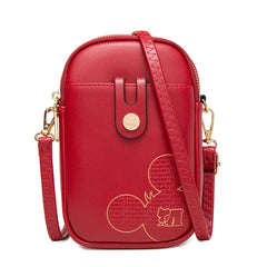 Women Casual Mini Bag Cell Phone Cartoon Small Crossbody Bags
