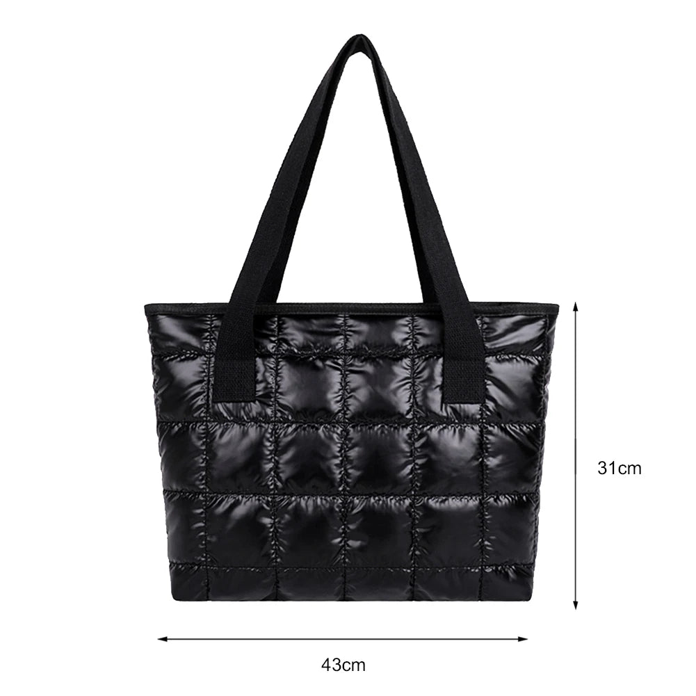 Women Casual Nylon Shoulder Bags Large Capacity Tote Handbags