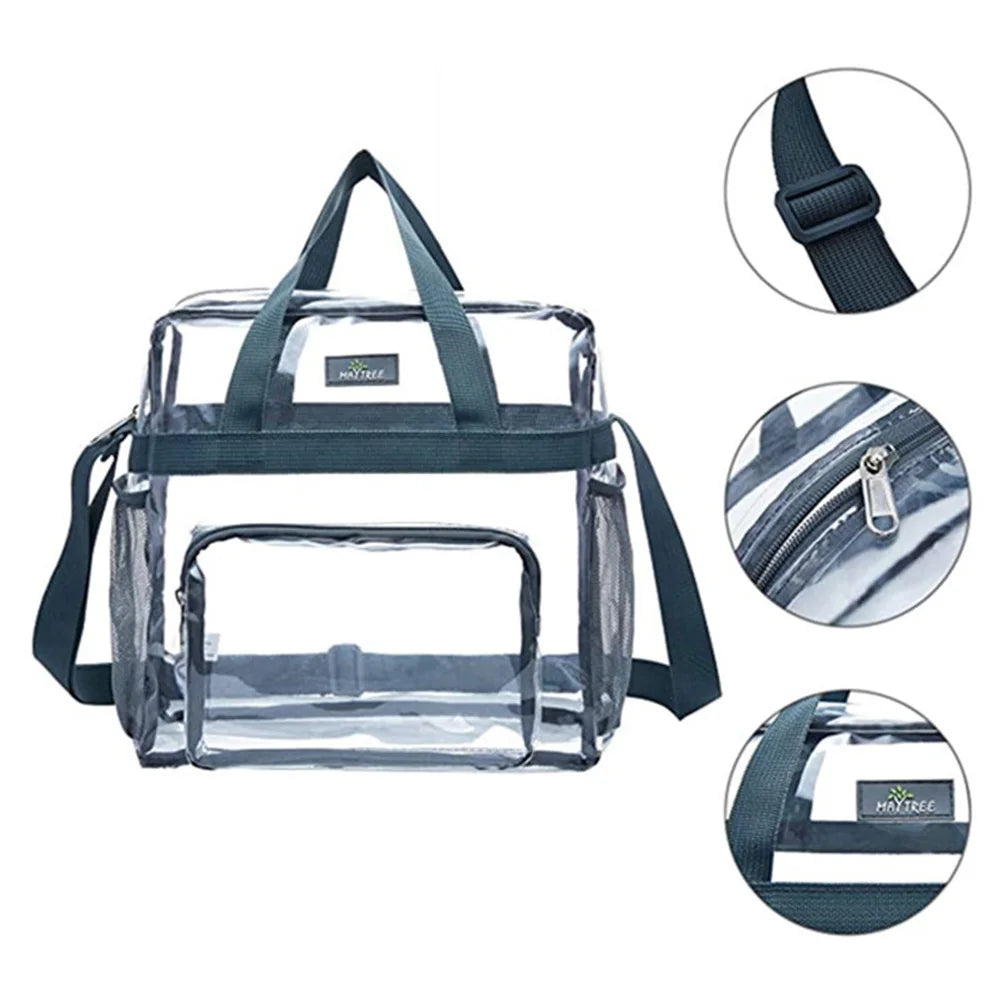 Women Casual PVC Handbags Female Transparent Shoulder Bag