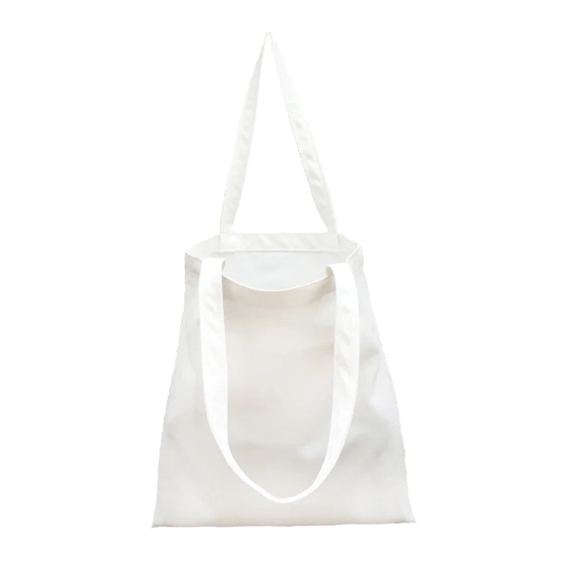 Cartoon Cat Anime Canvas Shopper Bag Large Capacity Shoulder Handbag