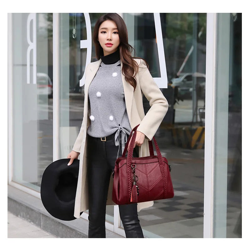 Women Casual Tote Bag Small Shoulder Bag Ladies Handbag