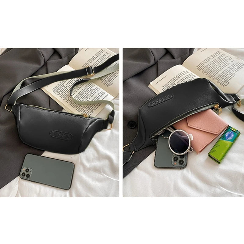 Women Casual Waist Bag Fanny Pack Female Travel Multifunction Shoulder Purse