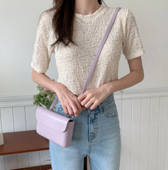 Women Casual Small Messenger Bag Handbag PU Leather Phone Bags