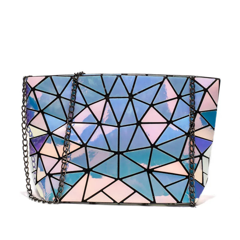 Geometry Luminous Shoulder Bag Crossbody Clutch Messenger Bags