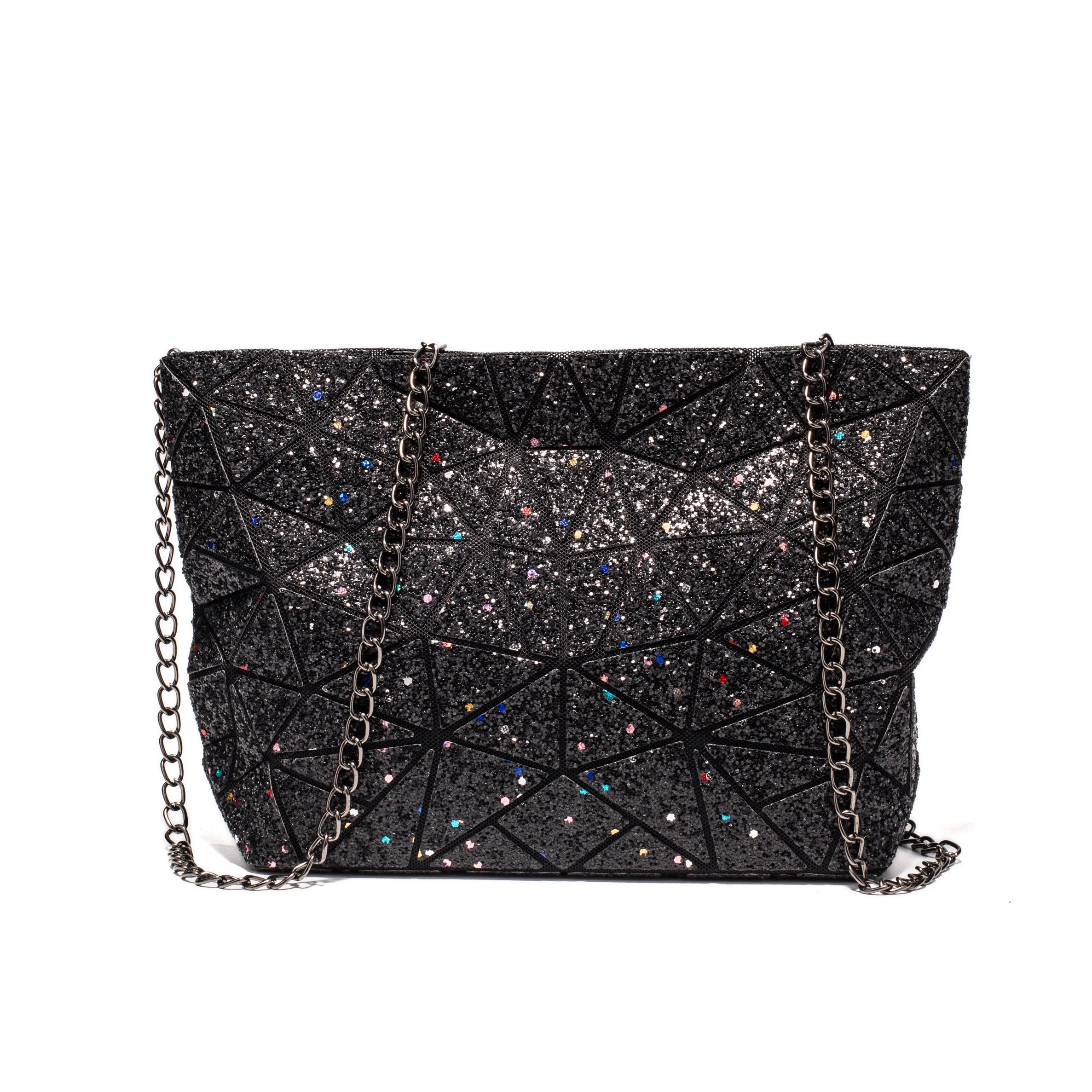 Geometry Luminous Shoulder Bag Crossbody Clutch Messenger Bags