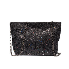Geometry Luminous Shoulder Bag Crossbody Clutch Messenger Bags