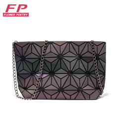 Geometry Luminous Shoulder Bag Crossbody Clutch Messenger Bags