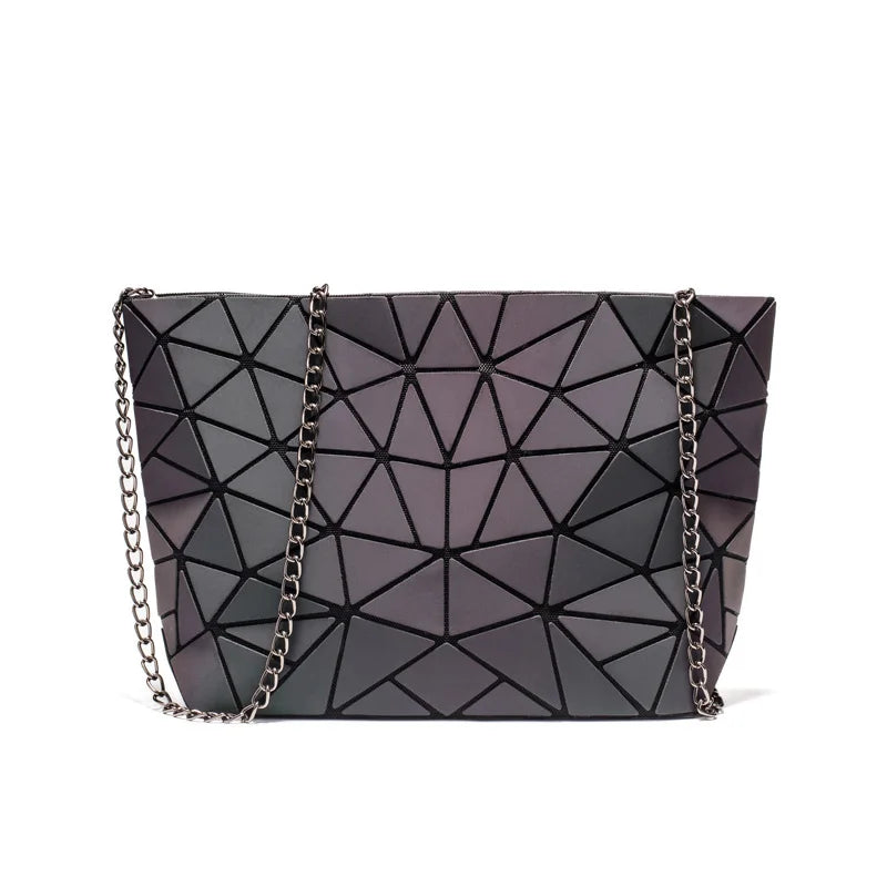 Geometry Luminous Shoulder Bag Crossbody Clutch Messenger Bags