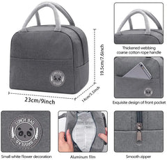 Women Child Insulated Lunch Bag Handbag Nurse Bento Food Lunchbox