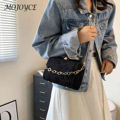 Women Classic Woven Fabric Handbag Lady Casual Small Tote Shoulder Bag