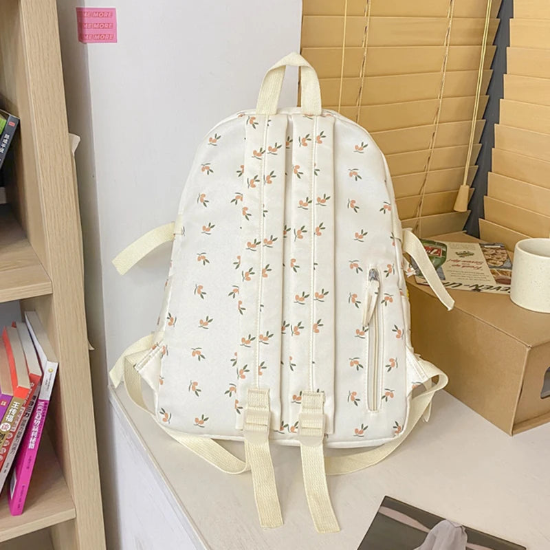 Women College Student Backpack Large Capacity Travel Laptop Bag