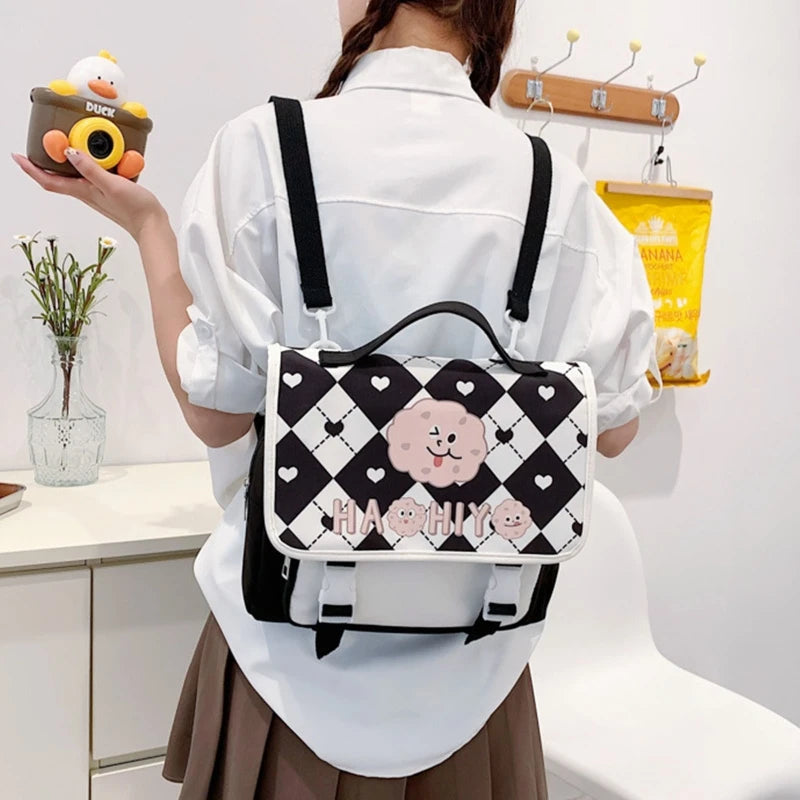 Women Shoulder Bag Daypack Travel Rucksack Nylon Backpack Purse