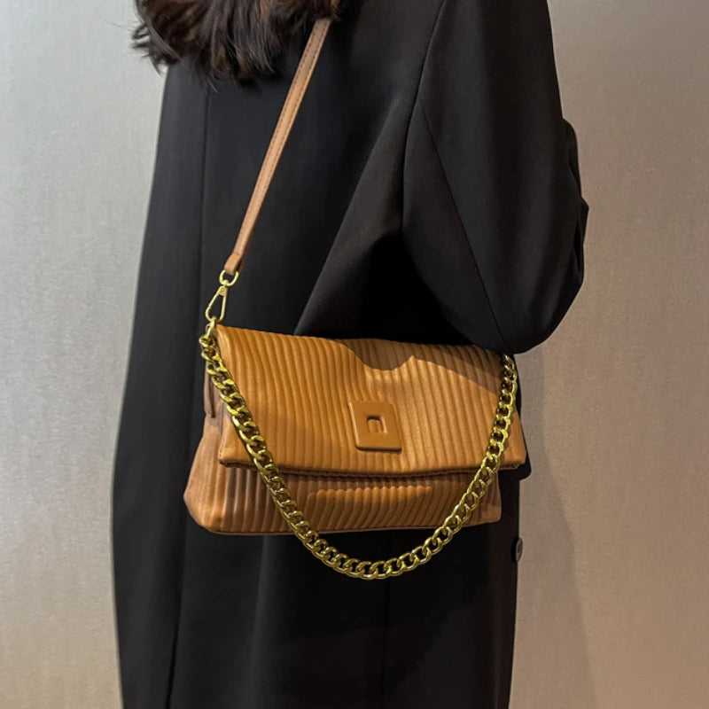 Small Square Crossbody Bag Envelope Flap Shoulder Messenger Bags