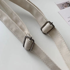 Canvas Crossbody Bag Japanese Style Large Capacity Handbag