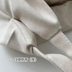 Canvas Crossbody Bag Japanese Style Large Capacity Handbag