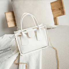Women Crossbody Bag Handbags Bags for Women Female Square Transparent Purses