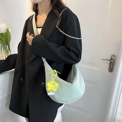 Nylon Crossbody Bag Small Shoulder Handbag Messenger Tote Shopping Bolsa