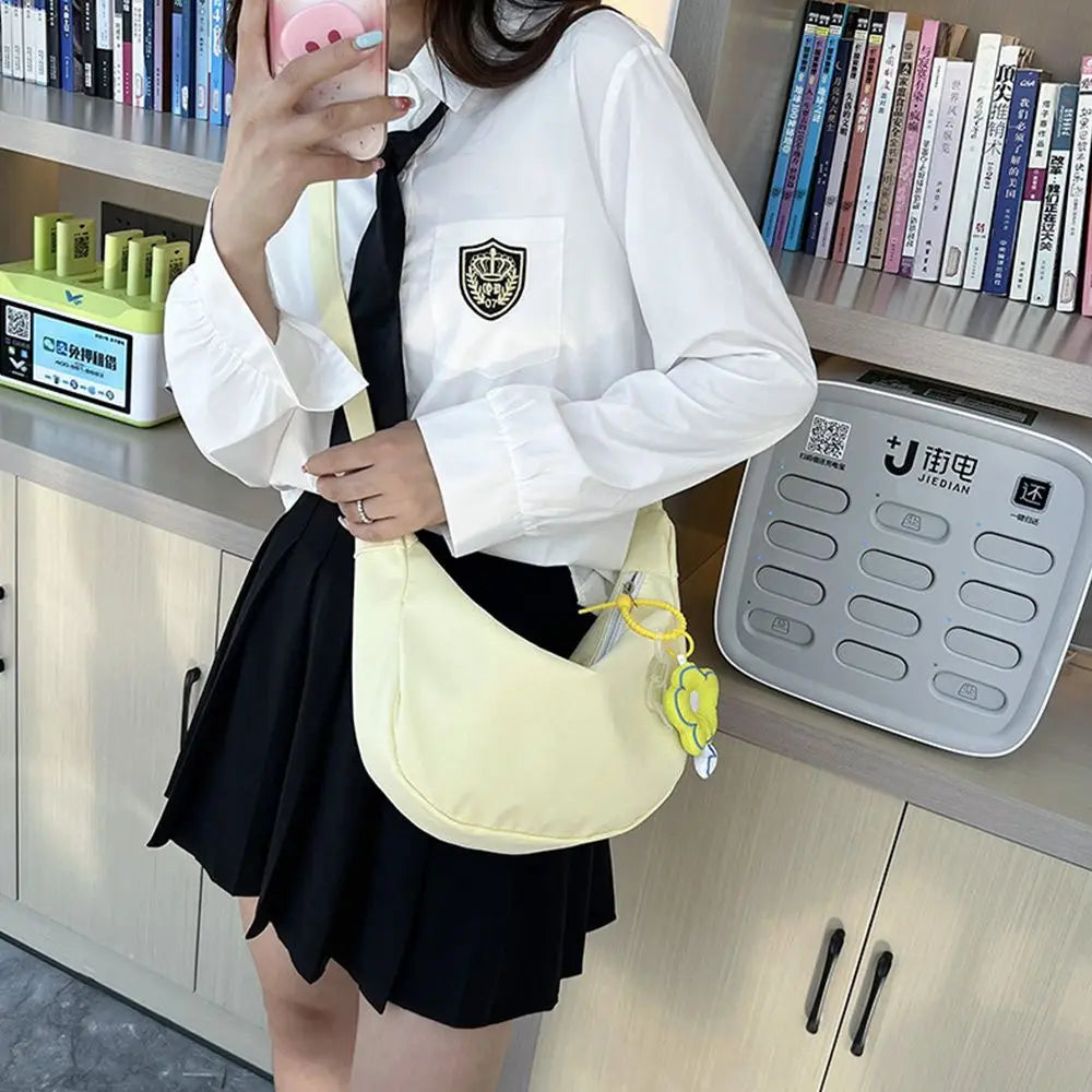 Nylon Crossbody Bag Small Shoulder Handbag Messenger Tote Shopping Bolsa