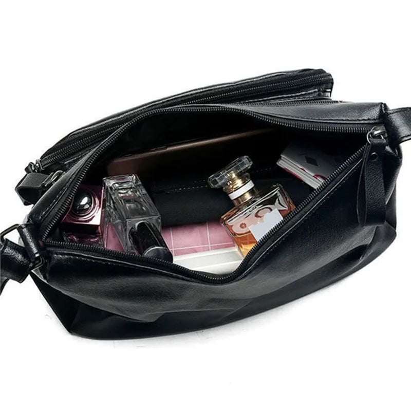 Women Crossbody Bag Soft Leather Shoulder Bag Small Size