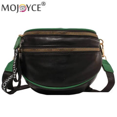 Large Capacity Leather Saddle Handbag for Women Girls