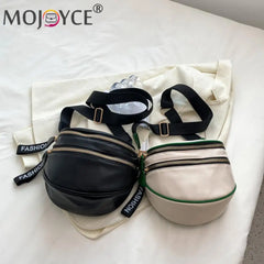 Large Capacity Leather Saddle Handbag for Women Girls