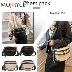 Large Capacity Leather Saddle Handbag for Women Girls