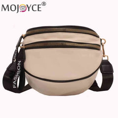 Large Capacity Leather Saddle Handbag for Women Girls