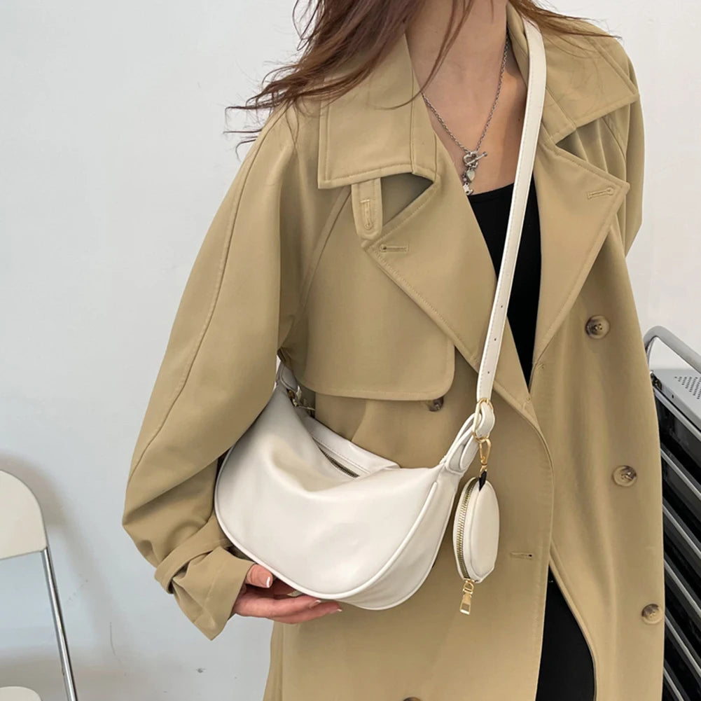 Women Crossbody Bags 2 in 1 Satchels Sling for Travel with Purse