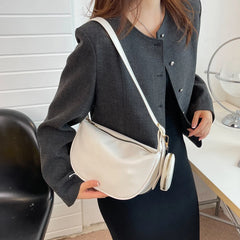 Women Crossbody Bags 2 in 1 Satchels Sling for Travel with Purse