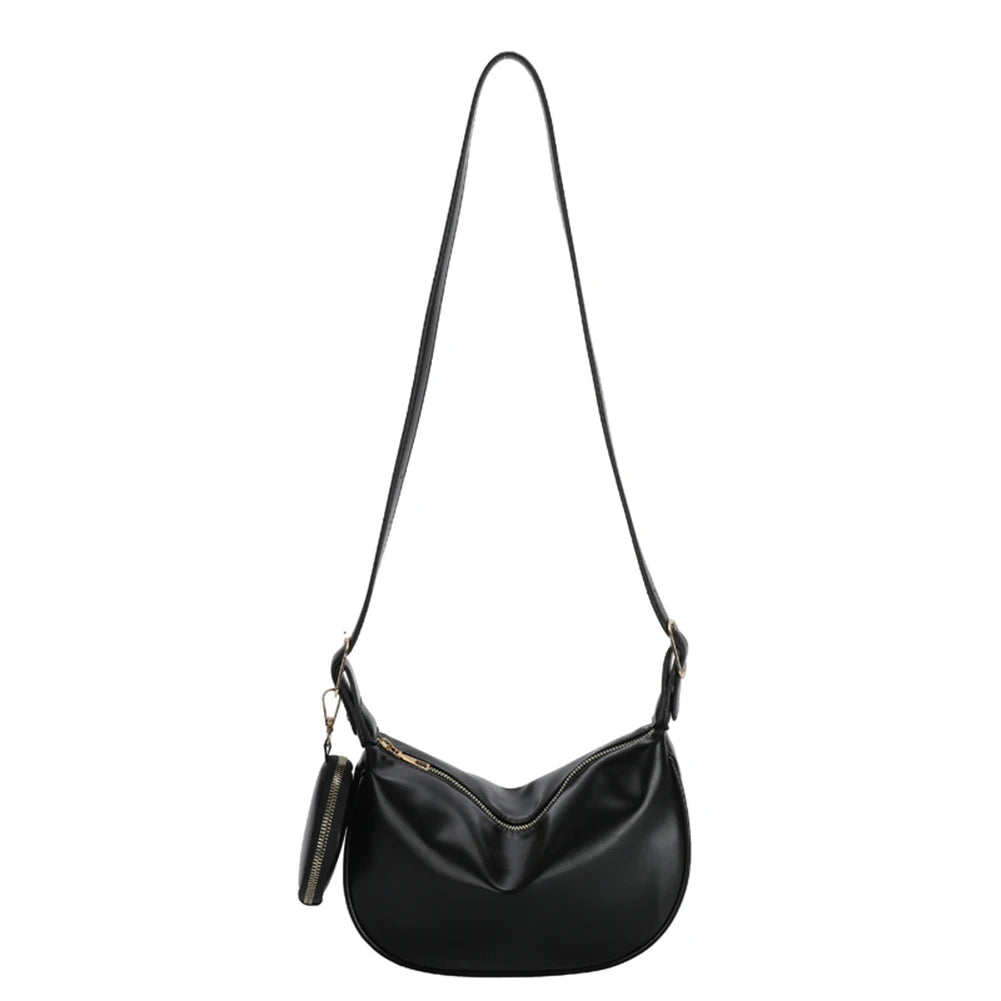 Women Crossbody Bags PU Leather Shoulder Handbags 2 in 1 Crossbody Handbags