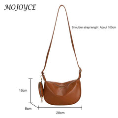 Women Crossbody Bags PU Leather Shoulder Handbags 2 in 1 Crossbody Handbags