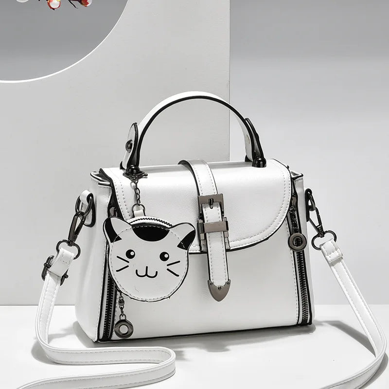 Women Crossbody Shoulder Bags Large Capacity Leather Messenger Bag Female Purse