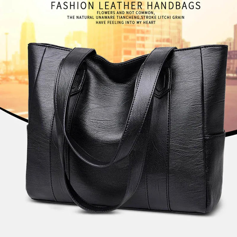 Women Crossbody Tote Bags High Leather Splice Handbag Shoulder Bag