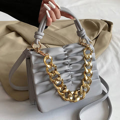 Green Crossbody Shoulder Bag Soft Pu Leather Small Tote Clutch