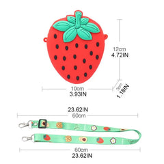 Women Fruit Shape Shoulder Crossbody Bag PU Leather Purse Small Tote Satche