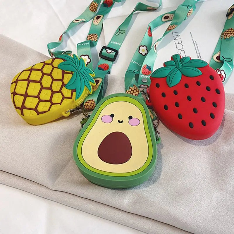 Women Fruit Shape Shoulder Crossbody Bag PU Leather Purse Small Tote Satche