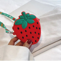 Women Fruit Shape Shoulder Crossbody Bag PU Leather Purse Small Tote Satche