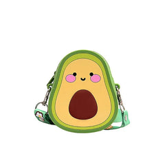 Women Fruit Shape Shoulder Crossbody Bag PU Leather Purse Small Tote Satche