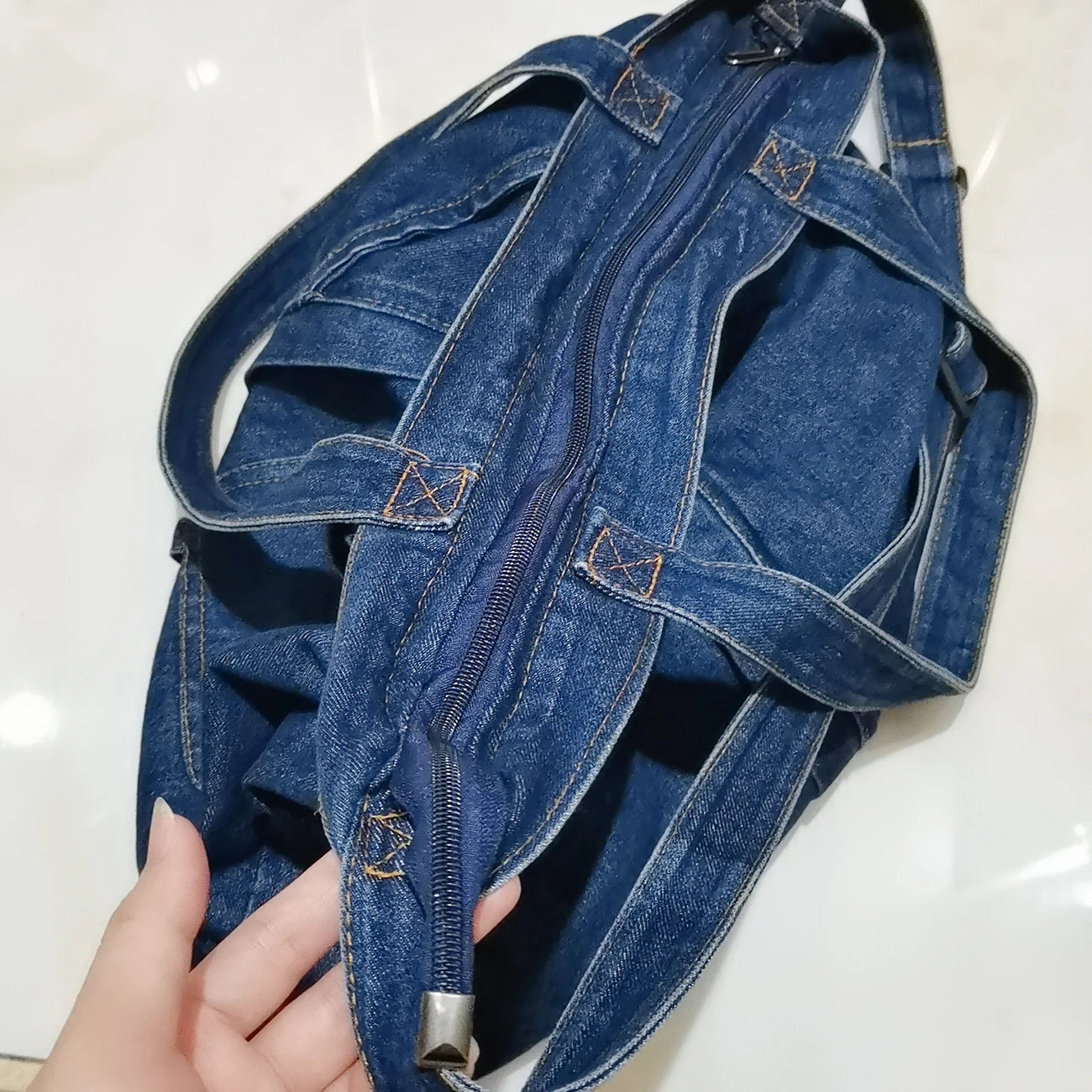 Women Denim Shoulder Bag Casual Tote Shopper