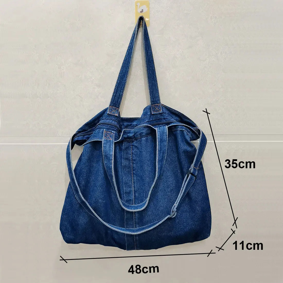 Women Denim Shoulder Bag Casual Tote Shopper