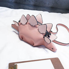 Women Dinosaur Shape Cross Body Bag Girl PU Leather Handbag Purse Sale