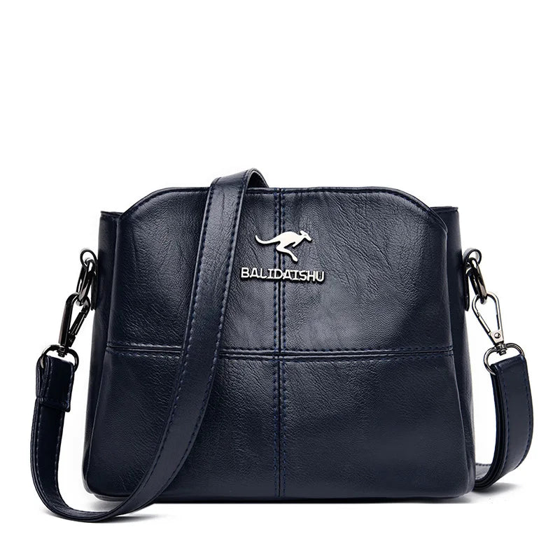 Women Embroidery Tote Bag High Leather Ladies Handbags Women Shoulder Bag