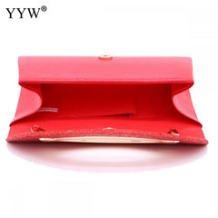 Sequin Clutch Wedding Purse Party Banquet Silver
