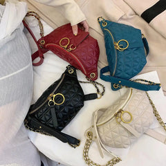 Women Fanny Chest Bag PU Leather Waist Purse Shoulder Crossbody